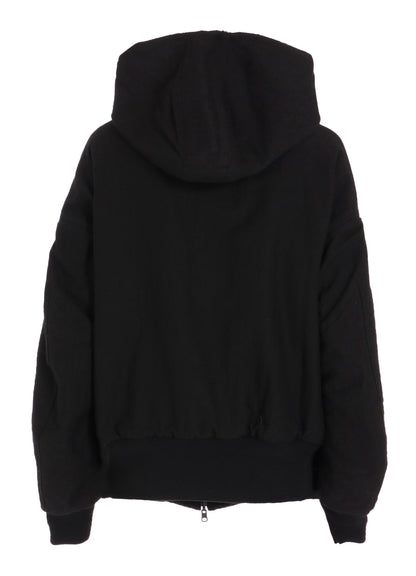 COTTON/FLAX MOLESKIN REVERSIBLE BLOUSON