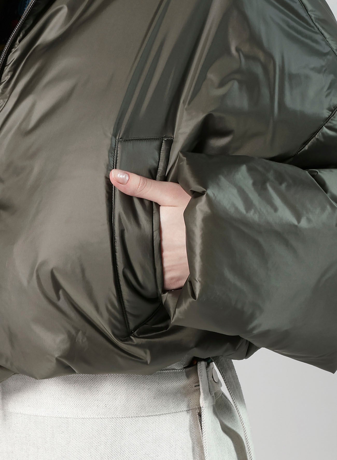 NYLON TAFTA PADDED BLOUSON