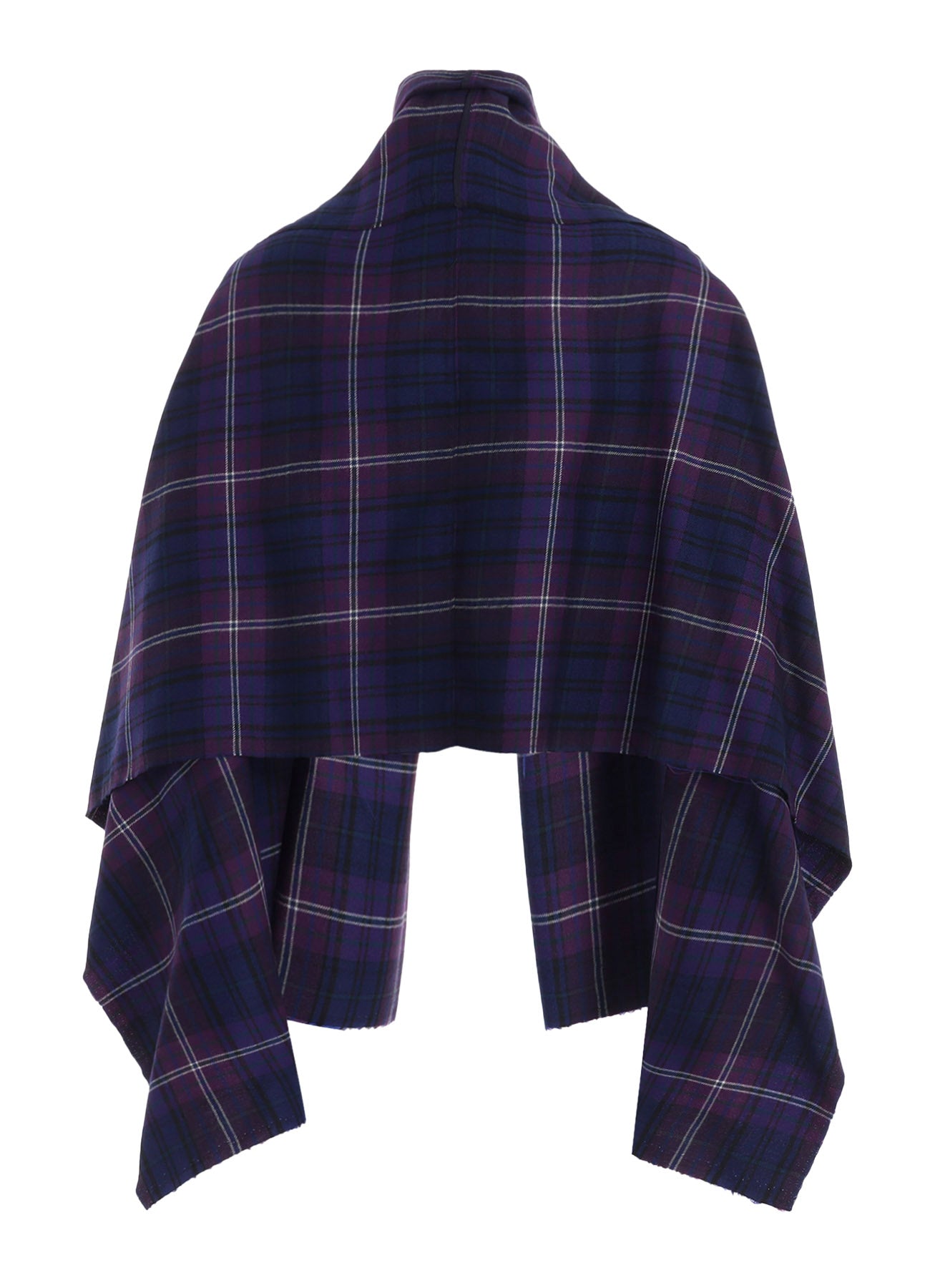 PLAID SCARF BLOUSON