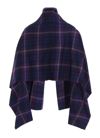 PLAID SCARF BLOUSON