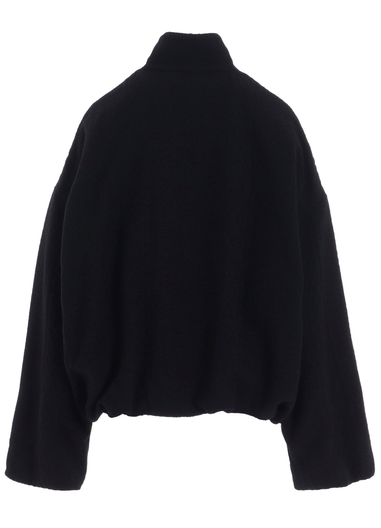 CABLE JQ KNIT STAND COLLAR BLOUSON
