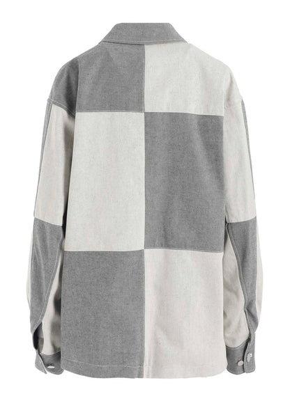 UNEVEN YARN DENIM SHIRT BLOUSON