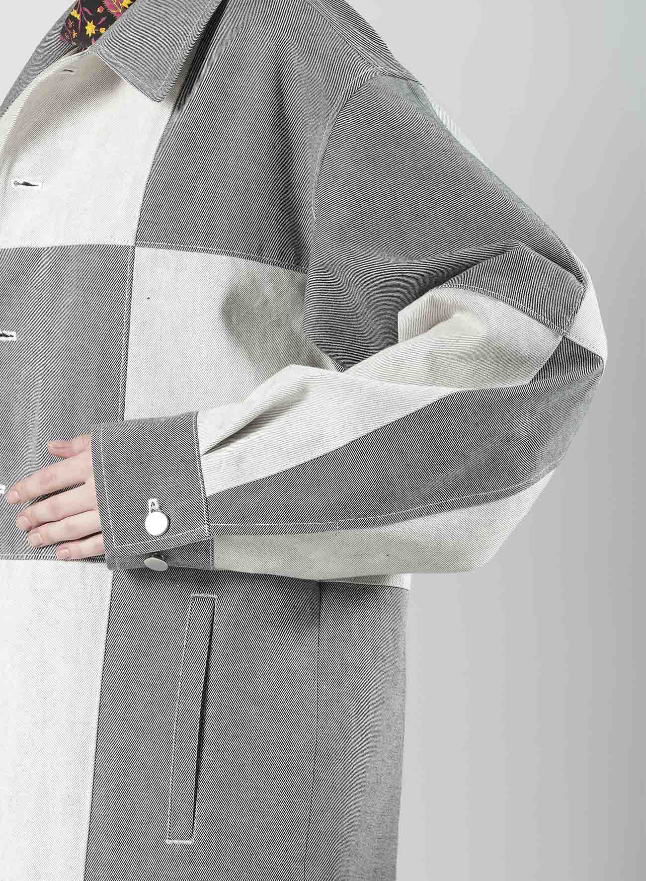 UNEVEN YARN DENIM SHIRT BLOUSON