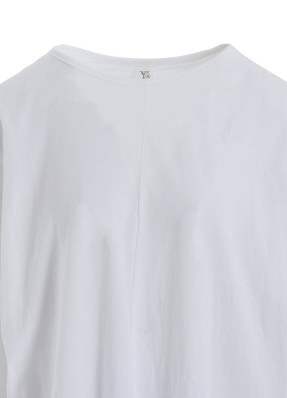 COTTON LAWN CUT&SEWN COMBINATION PULLOVER