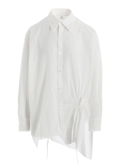 COTTON LAWN CIRCLE GATHERED  BLOUSE