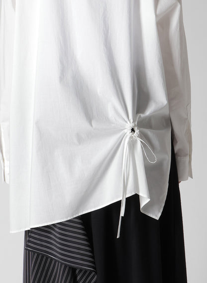 COTTON LAWN CIRCLE GATHERED  BLOUSE