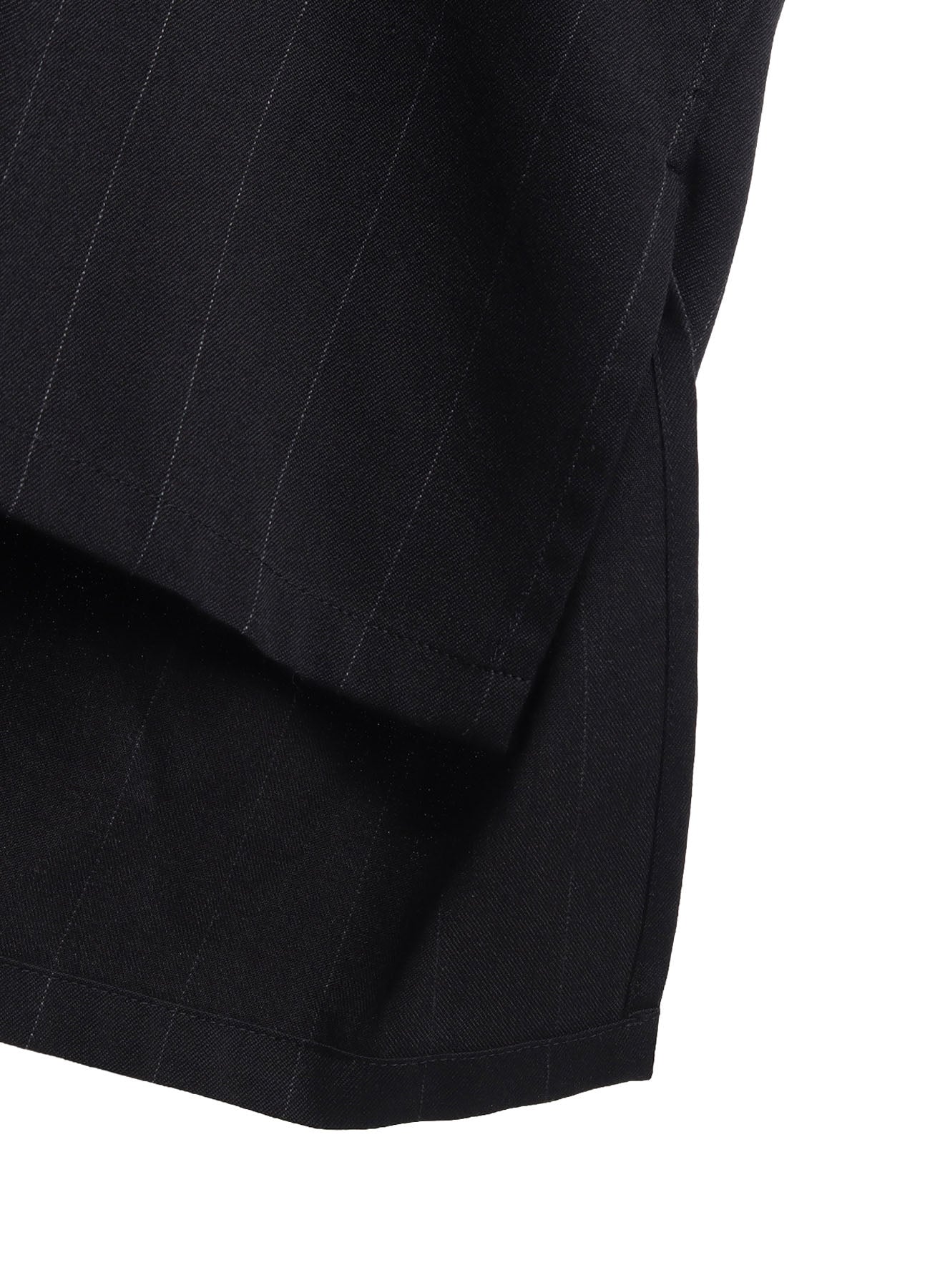 W/RY STRIPE ROLLED SLEEVE BLOUSE