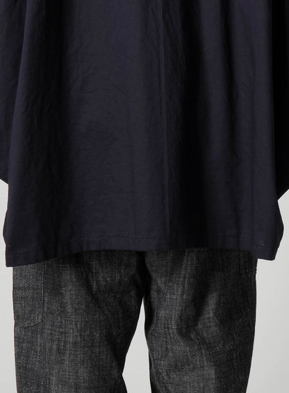 [Y's BORN PRODUCT] THIN COTTON TWILL DOUBLE FRONT BIG BLOUSE