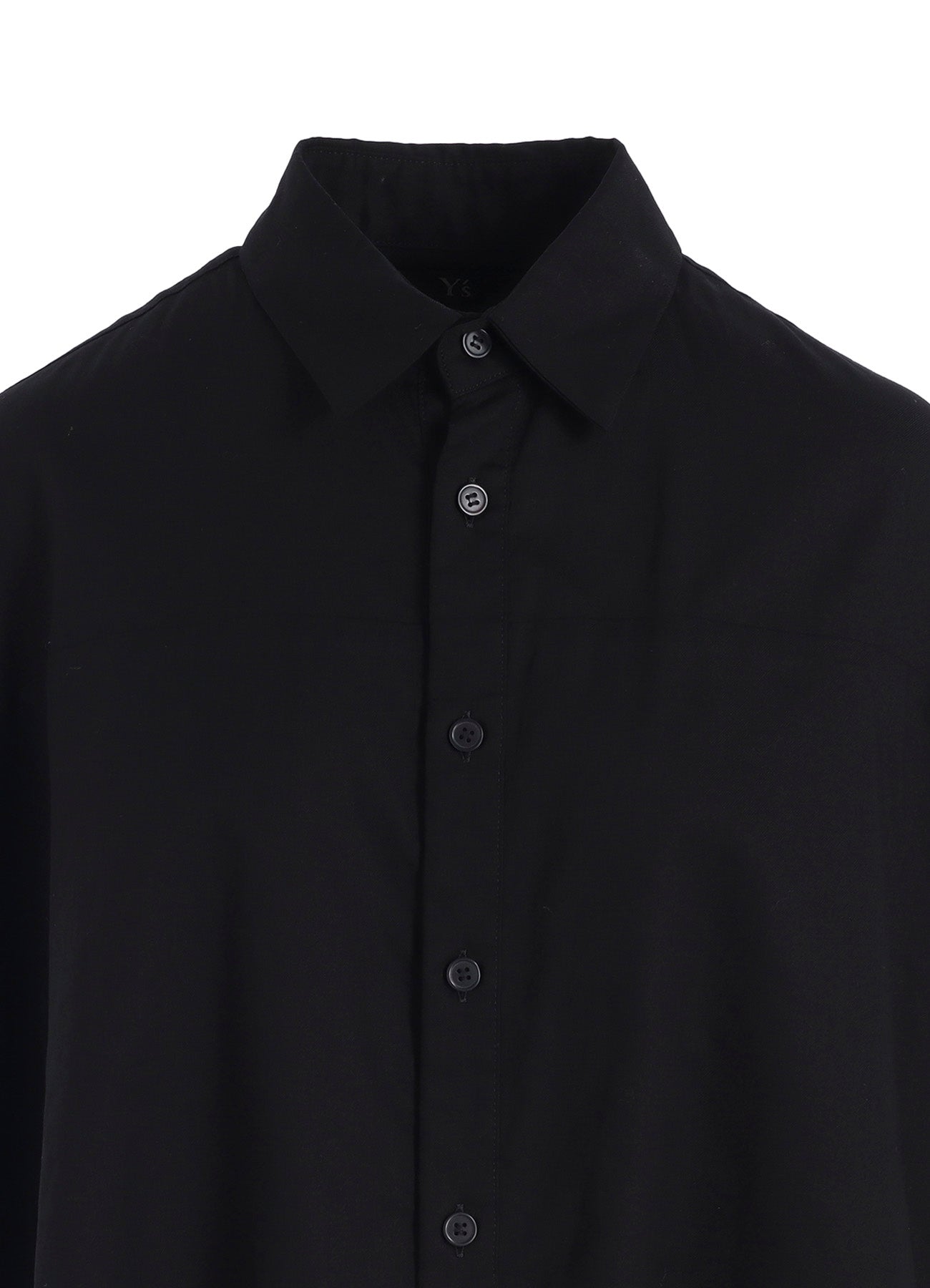 Y's BORN PRODUCT] THIN COTTON TWILL DOUBLE FRONT BIG BLOUSE