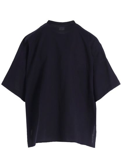 [Y's BORN PRODUCT] THIN COTTON TWILL HALF SLEEVE BOX SHIRT
