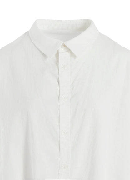 [Y's BORN PRODUCT] THIN COTTON TWILL SHORT SLEEVE BLOUSE