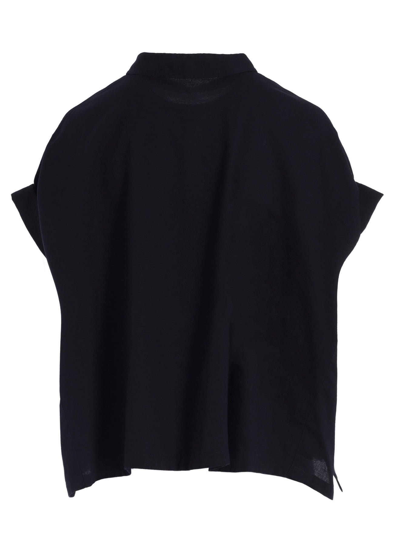 [Y's BORN PRODUCT] THIN COTTON TWILL SHORT SLEEVE BLOUSE