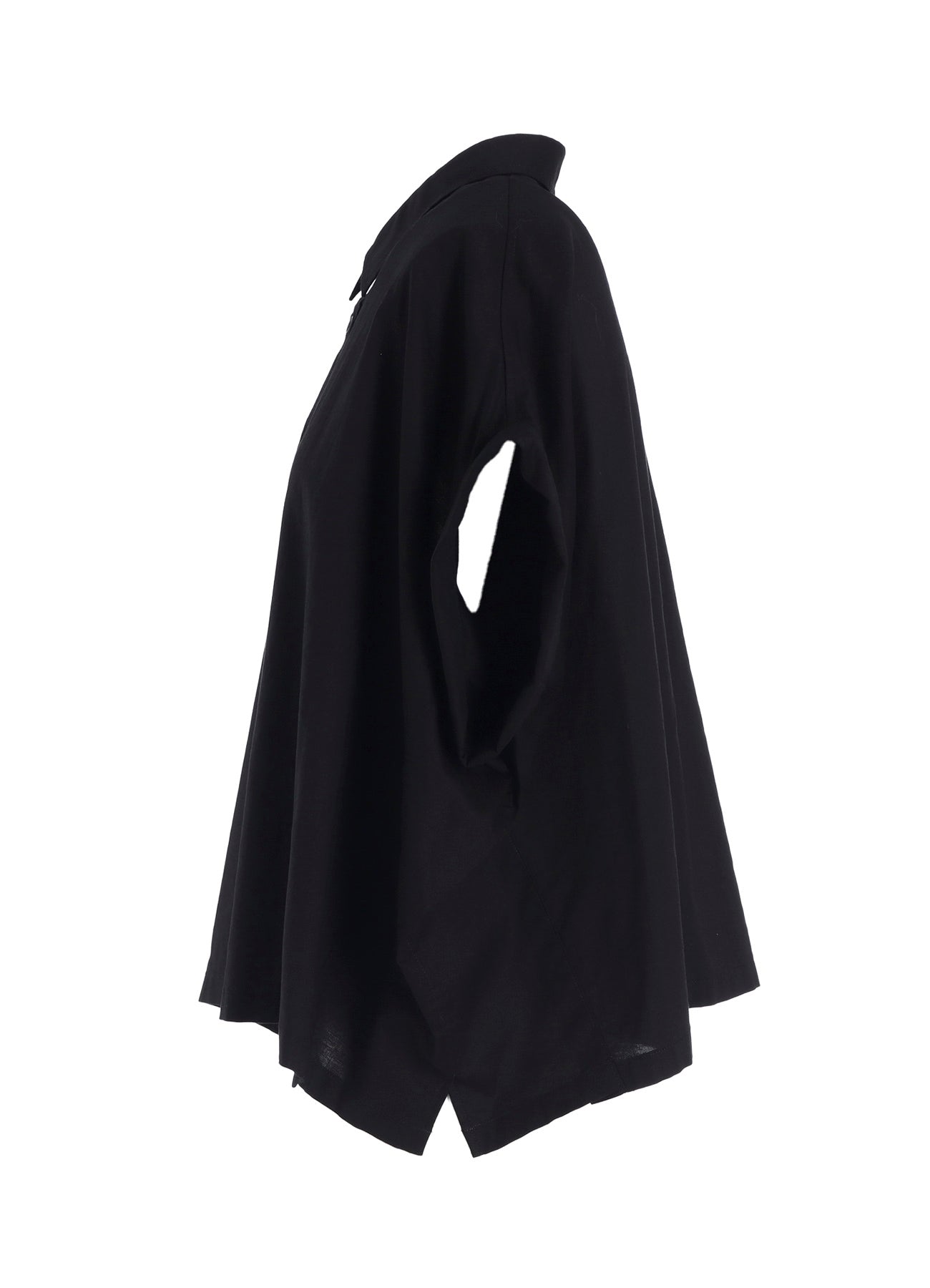 [Y's BORN PRODUCT] THIN COTTON TWILL SHORT SLEEVE BLOUSE