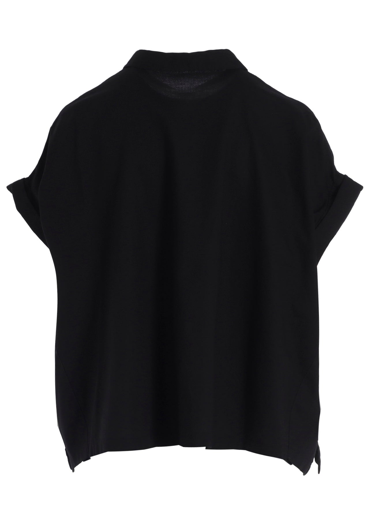 [Y's BORN PRODUCT] THIN COTTON TWILL SHORT SLEEVE BLOUSE