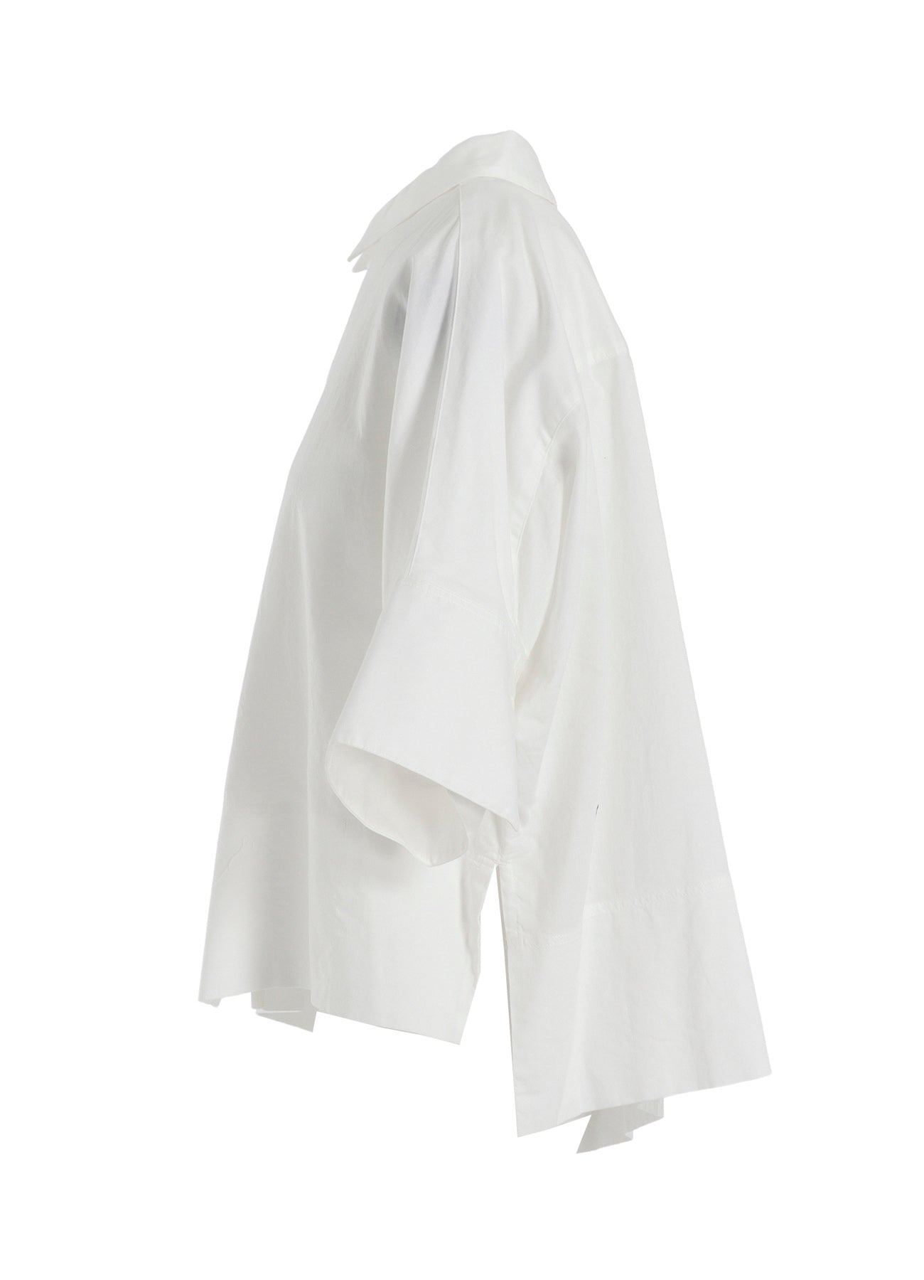 Y's BORN PRODUCT] THIN COTTON TWILL WIDE CUFFS SHIRT – THE SHOP