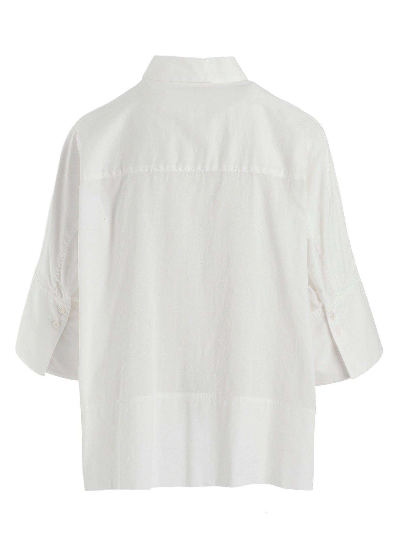 [Y's BORN PRODUCT] THIN COTTON TWILL WIDE CUFFS SHIRT