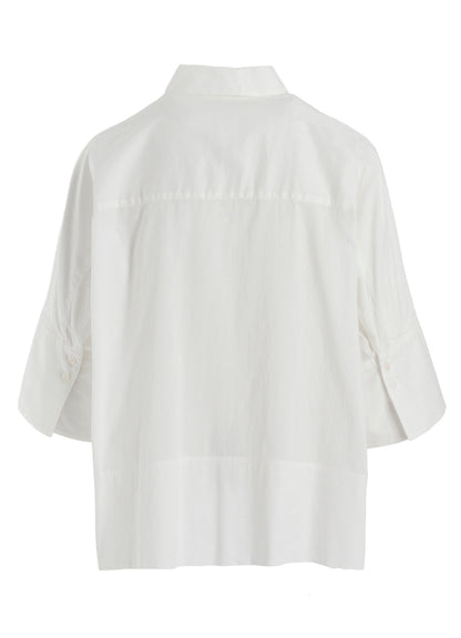 [Y's BORN PRODUCT] THIN COTTON TWILL WIDE CUFFS SHIRT