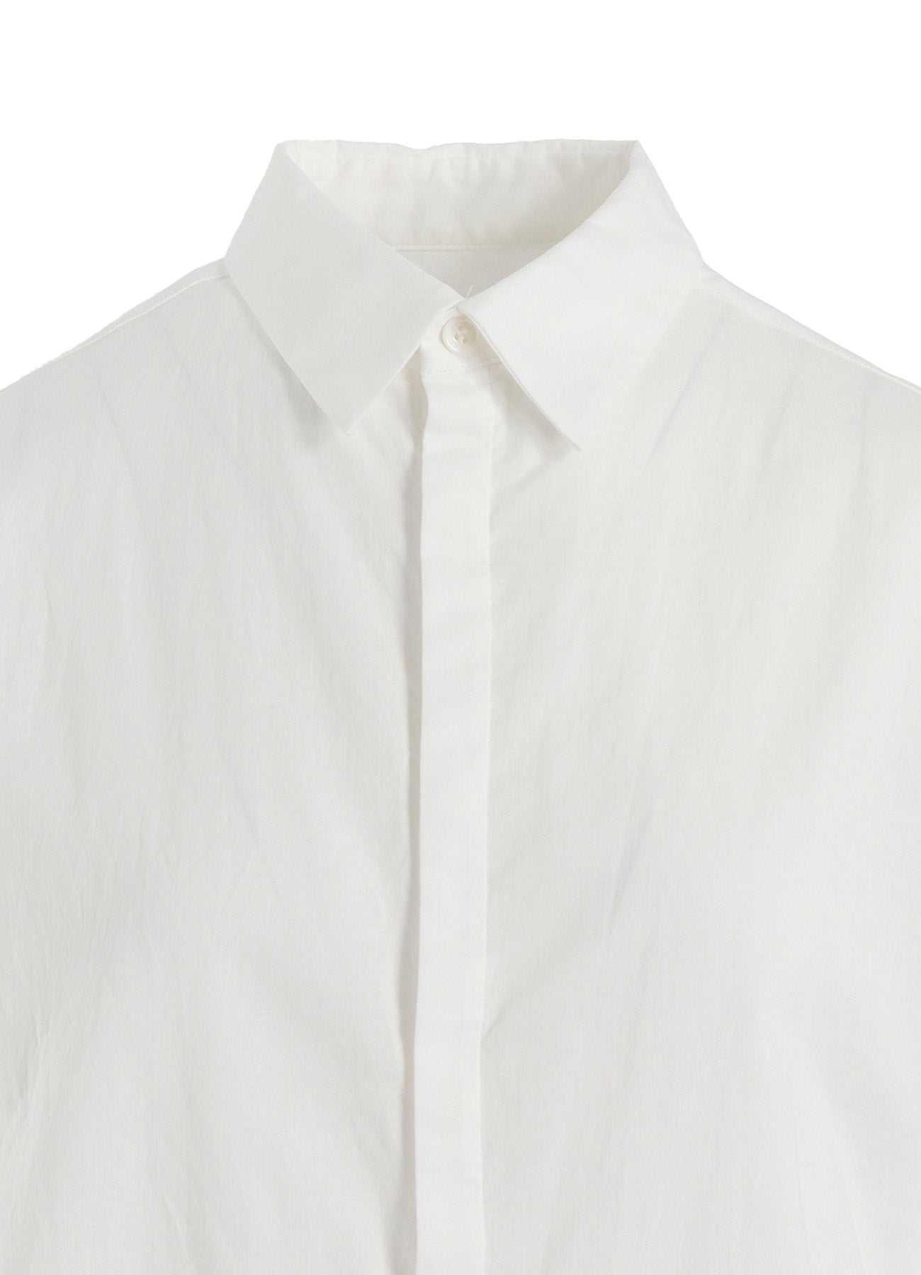 [Y's BORN PRODUCT] THIN COTTON TWILL WIDE CUFFS SHIRT