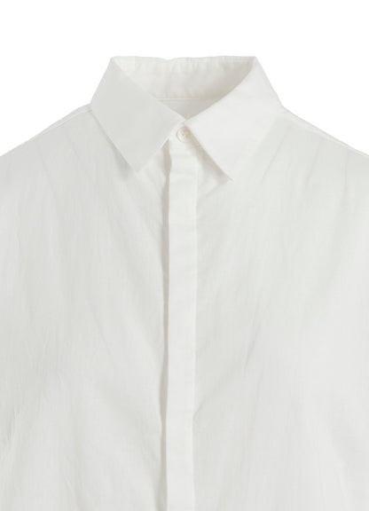 [Y's BORN PRODUCT] THIN COTTON TWILL WIDE CUFFS SHIRT