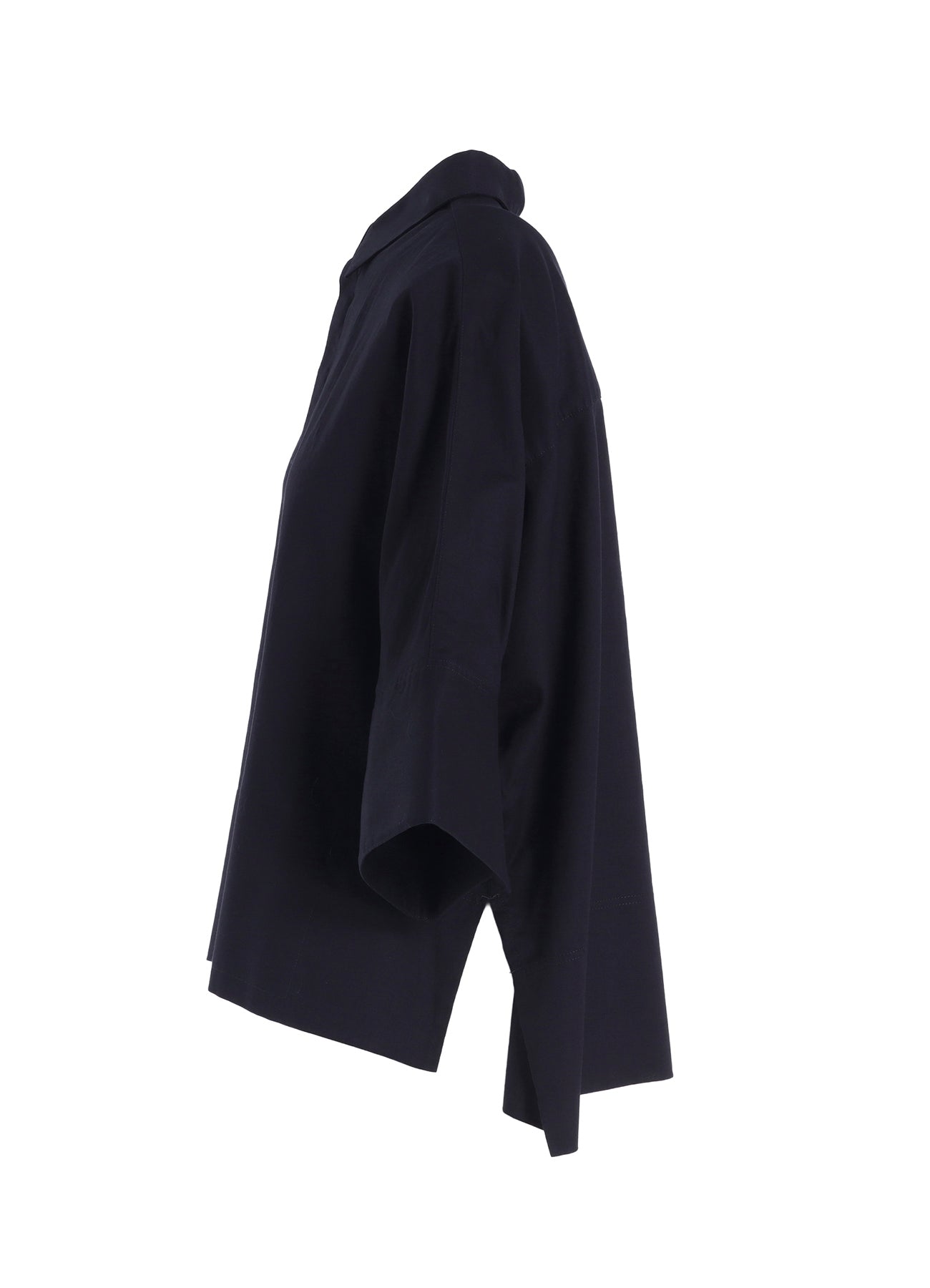 [Y's BORN PRODUCT] THIN COTTON TWILL WIDE CUFFS SHIRT