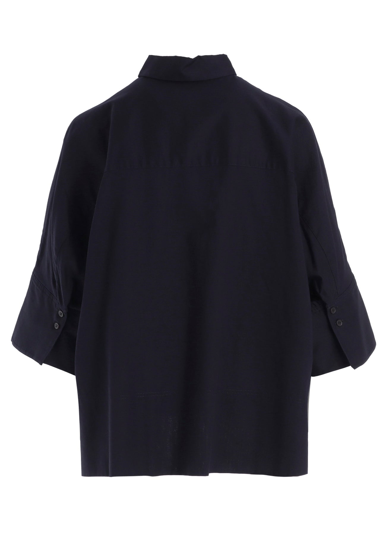[Y's BORN PRODUCT] THIN COTTON TWILL WIDE CUFFS SHIRT