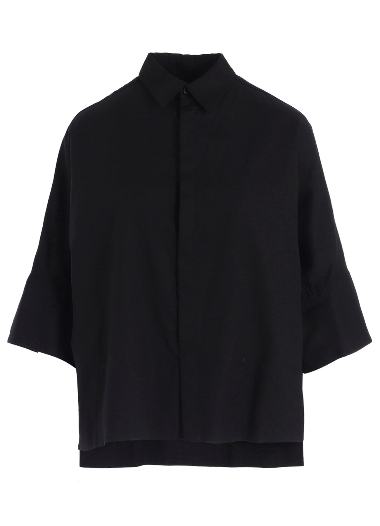 [Y's BORN PRODUCT] THIN COTTON TWILL WIDE CUFFS SHIRT