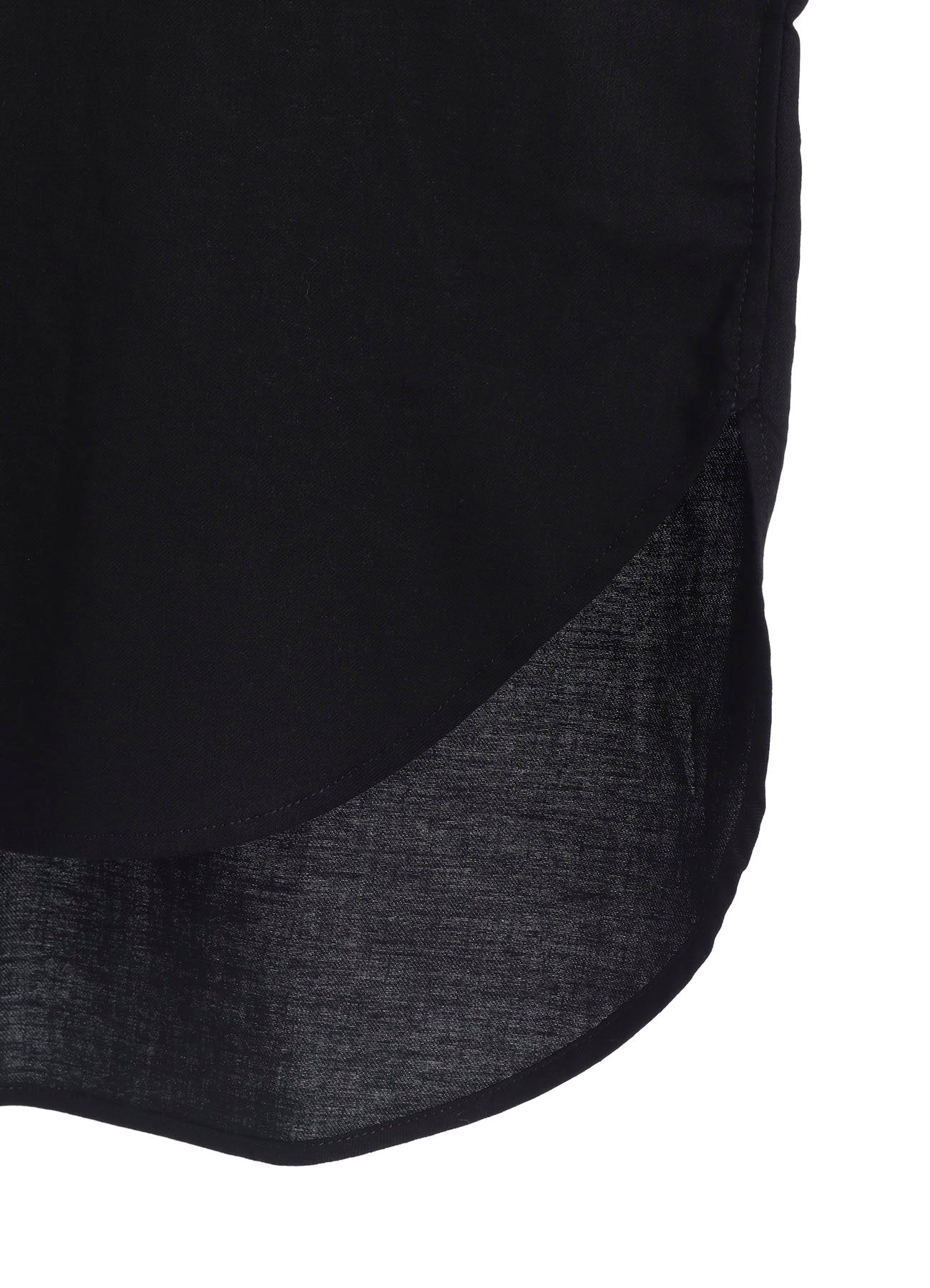 [Y's BORN PRODUCT] THIN COTTON TWILL FRINGE COLLAR BLOUSE