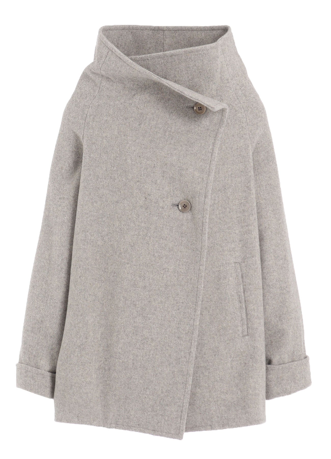 Y’s Airy Mosser Design Sleeve Coat 2 AIRY MOSSER WRAP COAT – THE SHOP YOHJI YAMAMOTO