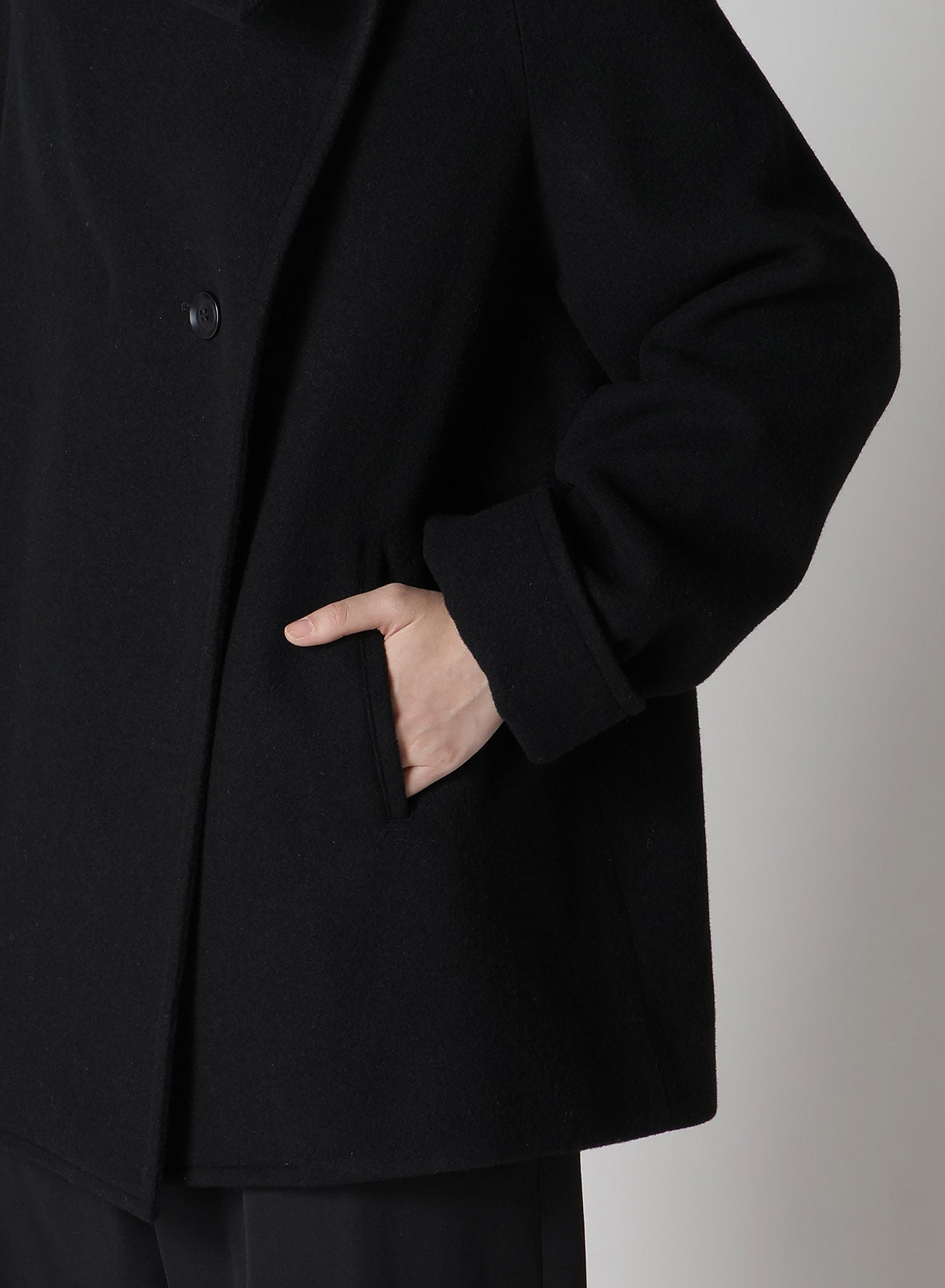 AIRY MOSSER WRAP COAT – THE SHOP YOHJI YAMAMOTO