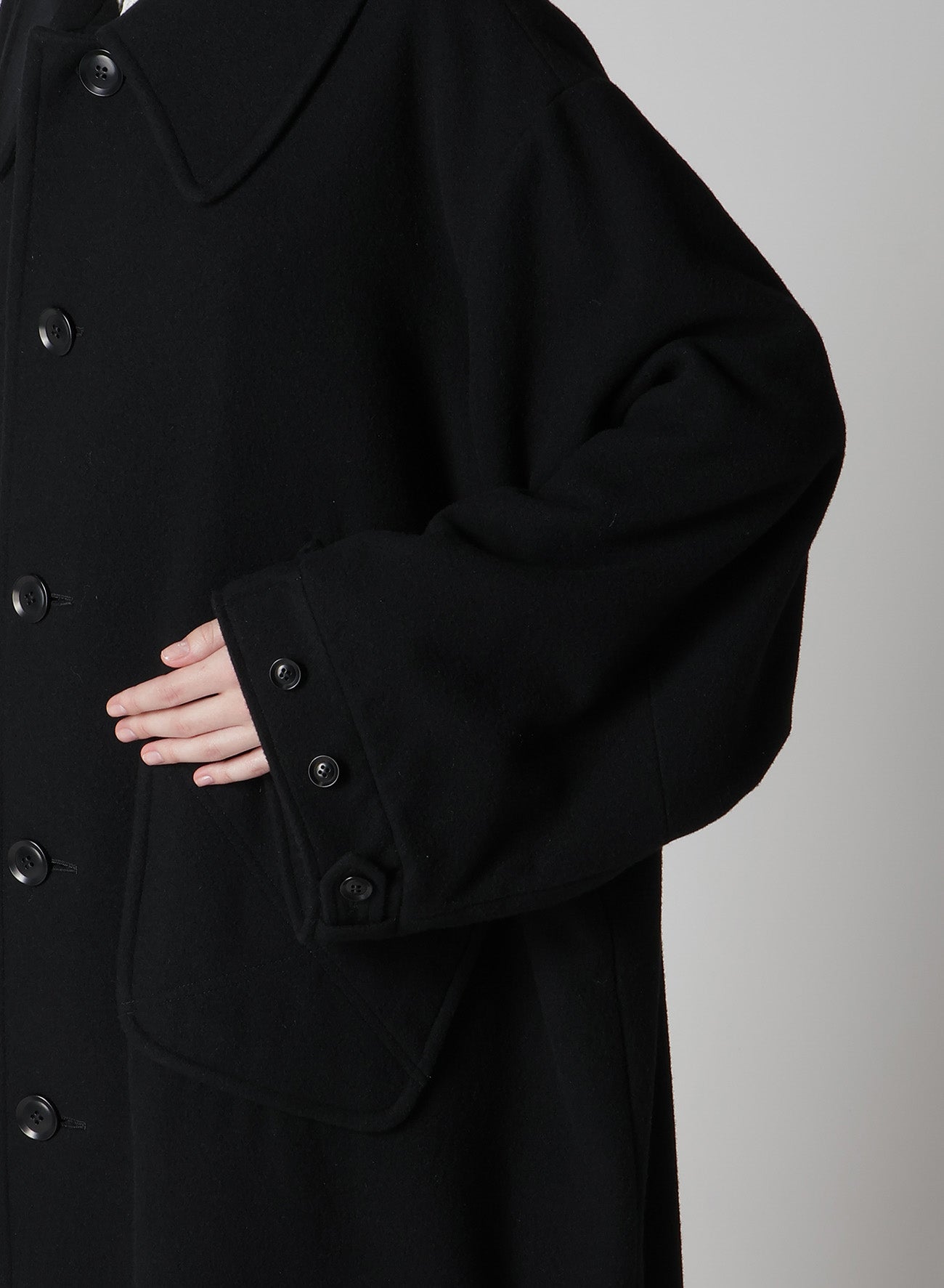 AIRY MOSSER BIG POCKET COAT – THE SHOP YOHJI YAMAMOTO