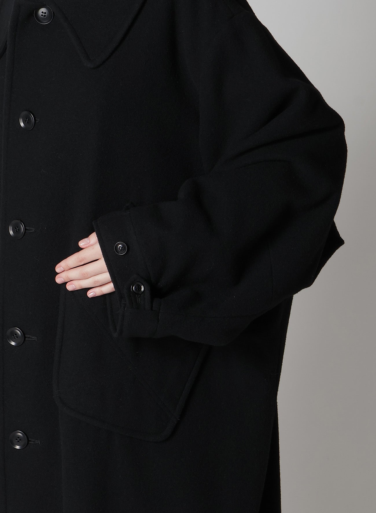AIRY MOSSER BIG POCKET COAT – THE SHOP YOHJI YAMAMOTO