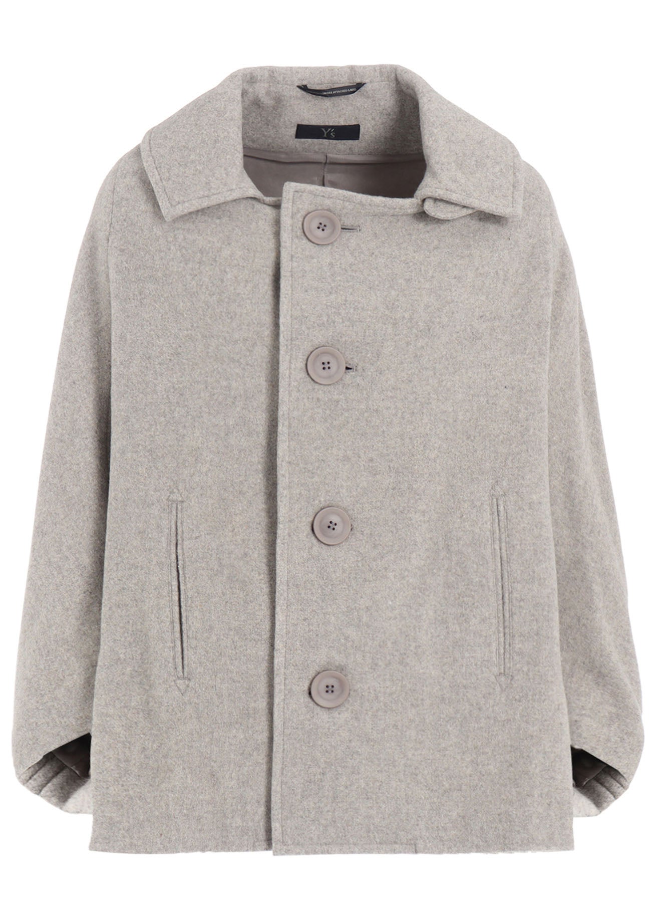 AIRY MOSSER IRREGULAR SLEEVE SHORT COAT