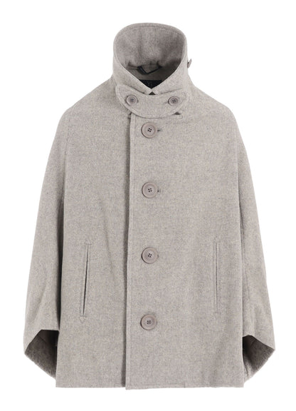 AIRY MOSSER IRREGULAR SLEEVE SHORT COAT