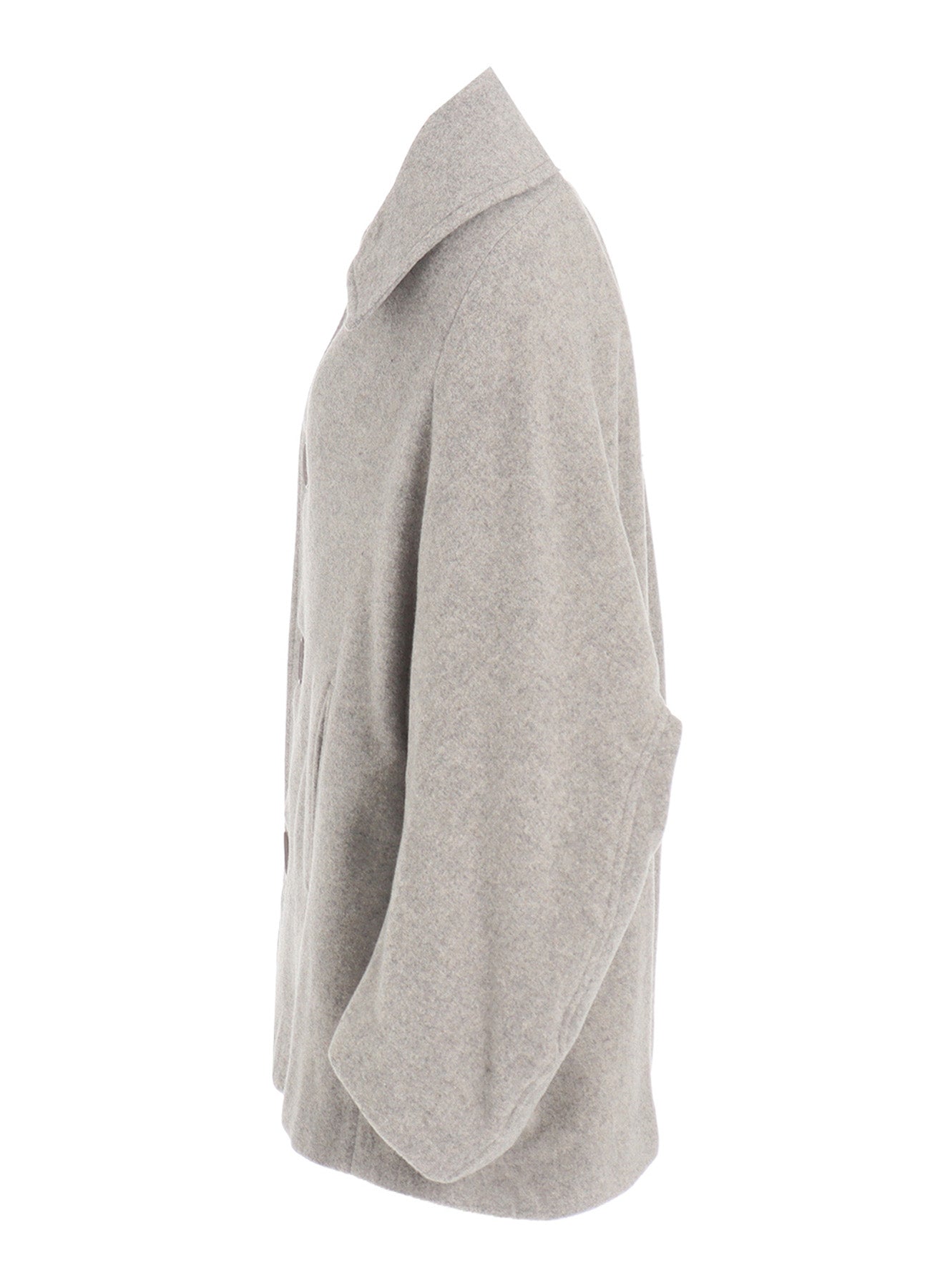 AIRY MOSSER IRREGULAR SLEEVE SHORT COAT