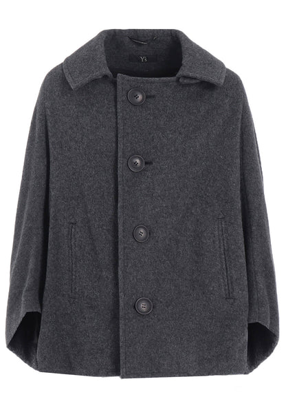 AIRY MOSSER IRREGULAR SLEEVE SHORT COAT