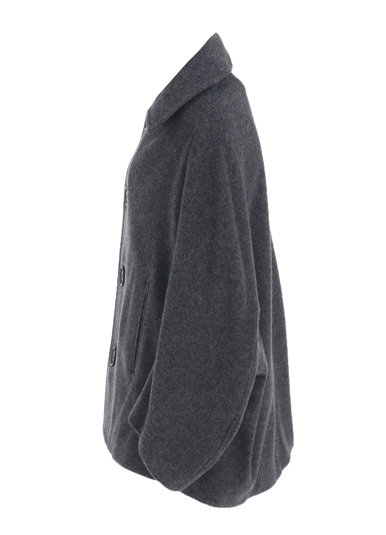 AIRY MOSSER IRREGULAR SLEEVE SHORT COAT – THE SHOP YOHJI YAMAMOTO