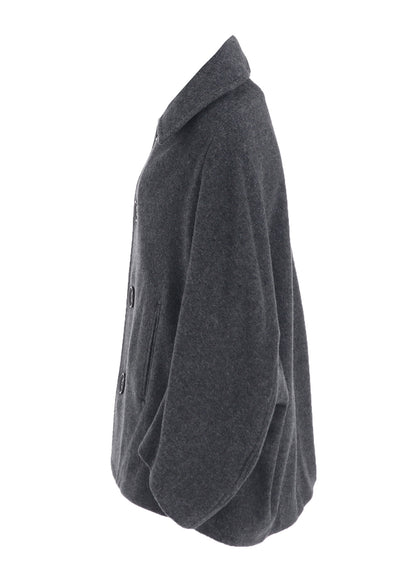 AIRY MOSSER IRREGULAR SLEEVE SHORT COAT