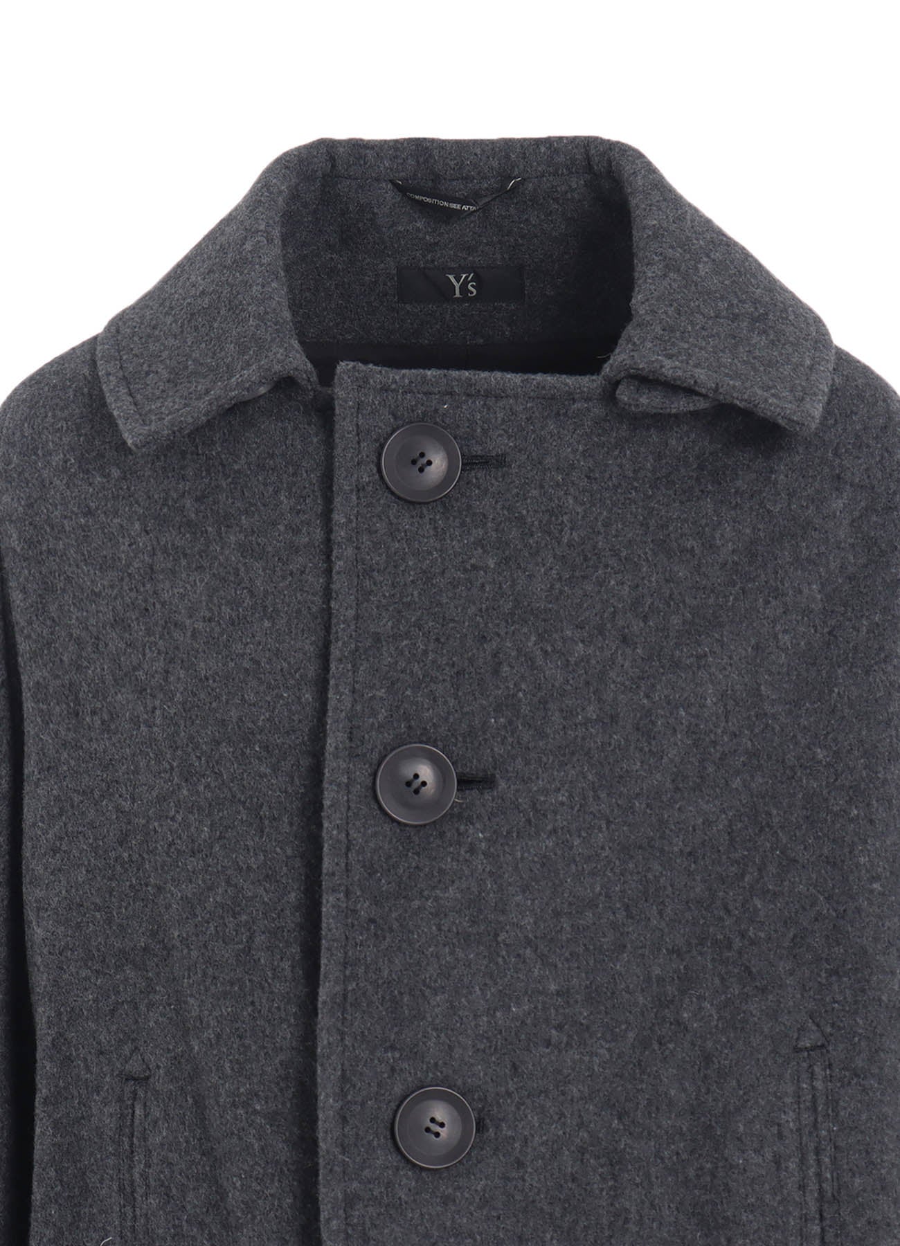 AIRY MOSSER IRREGULAR SLEEVE SHORT COAT – THE SHOP YOHJI YAMAMOTO