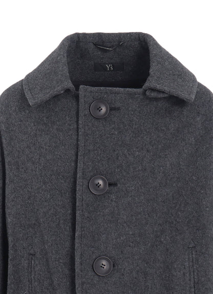 AIRY MOSSER IRREGULAR SLEEVE SHORT COAT