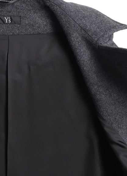 AIRY MOSSER IRREGULAR SLEEVE SHORT COAT