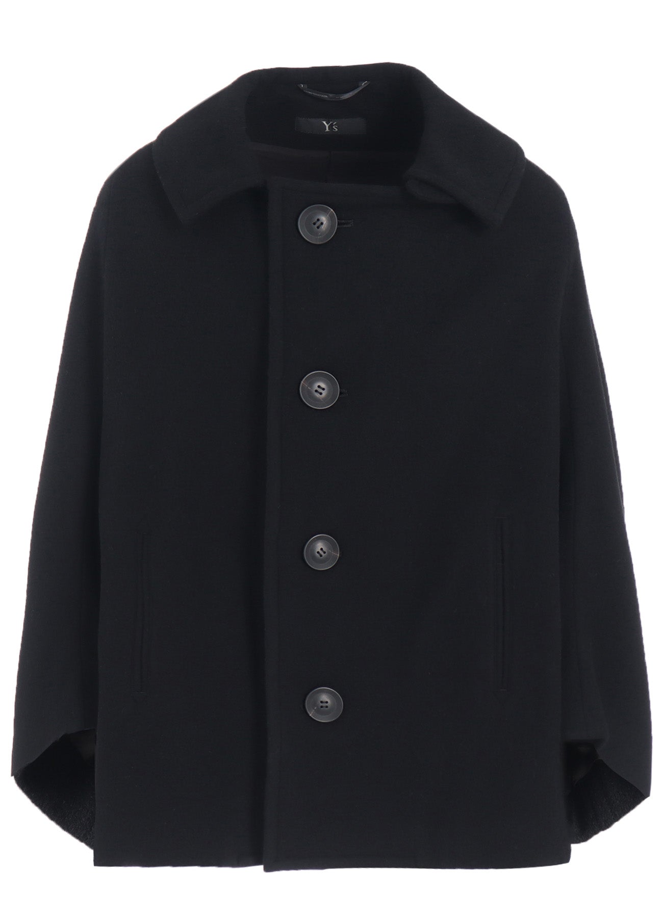 AIRY MOSSER IRREGULAR SLEEVE SHORT COAT – THE SHOP YOHJI YAMAMOTO