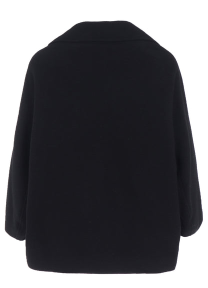 AIRY MOSSER IRREGULAR SLEEVE SHORT COAT