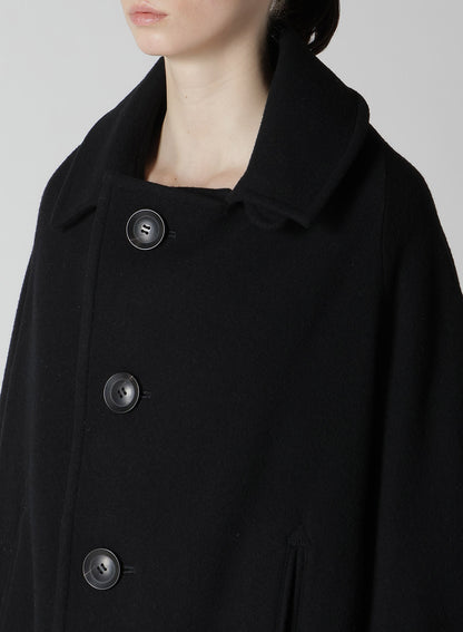 AIRY MOSSER IRREGULAR SLEEVE SHORT COAT