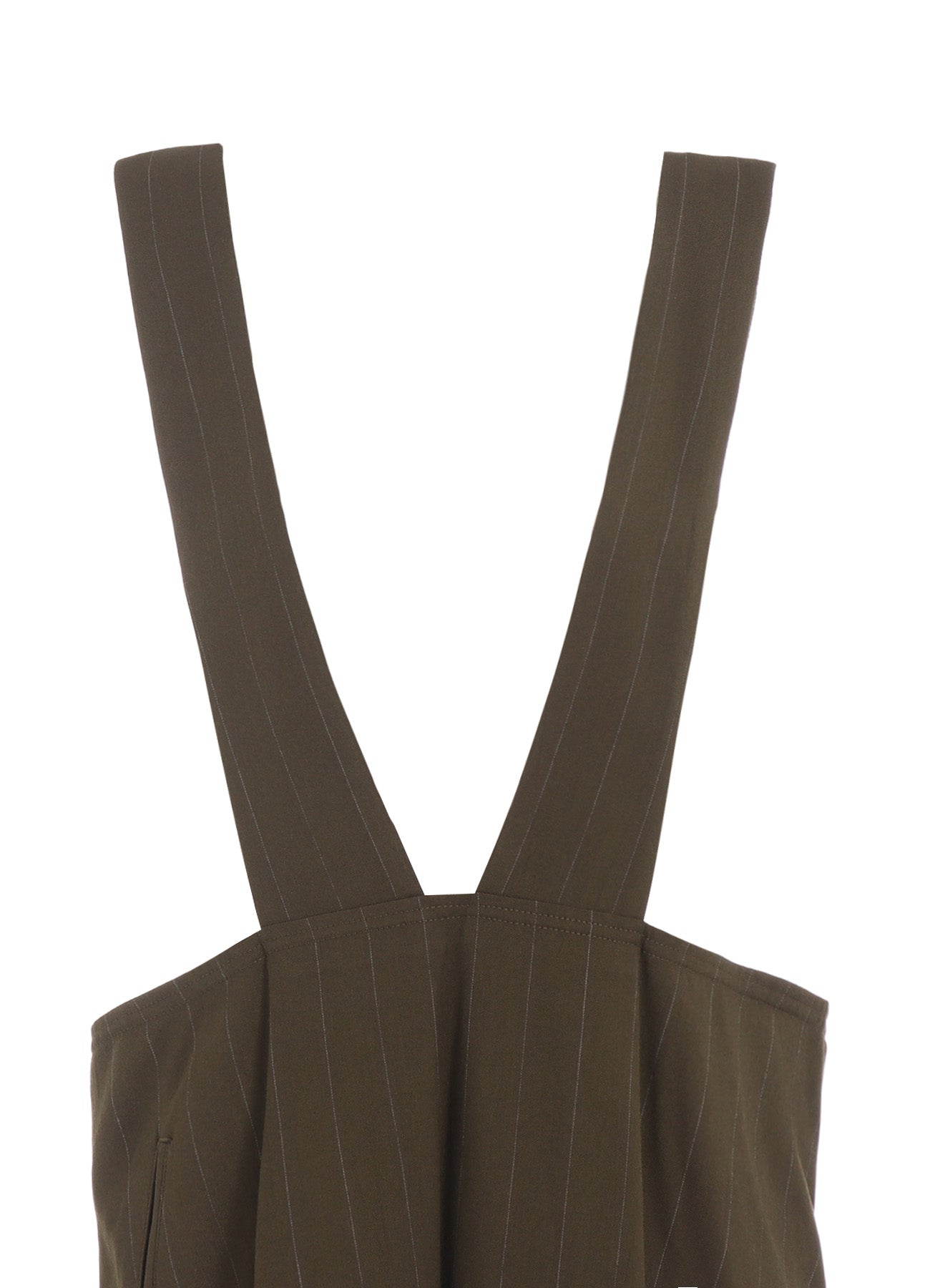 W/RY STRIPE LONG FLARE DRAPE DRESS