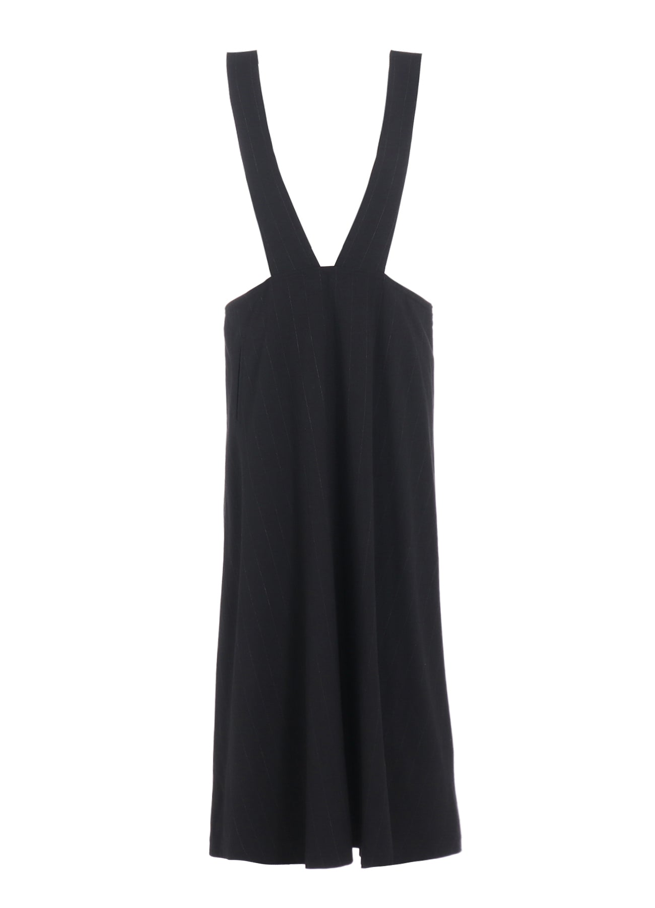 W/RY STRIPE LONG FLARE DRAPE DRESS