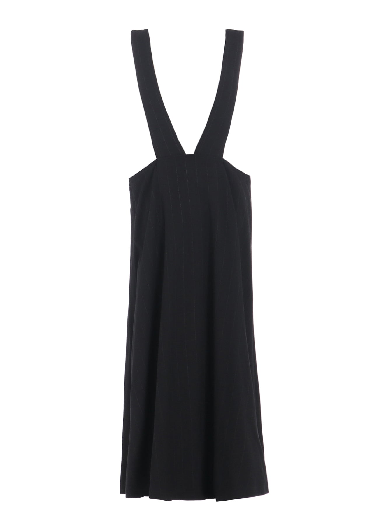 W/RY STRIPE LONG FLARE DRAPE DRESS