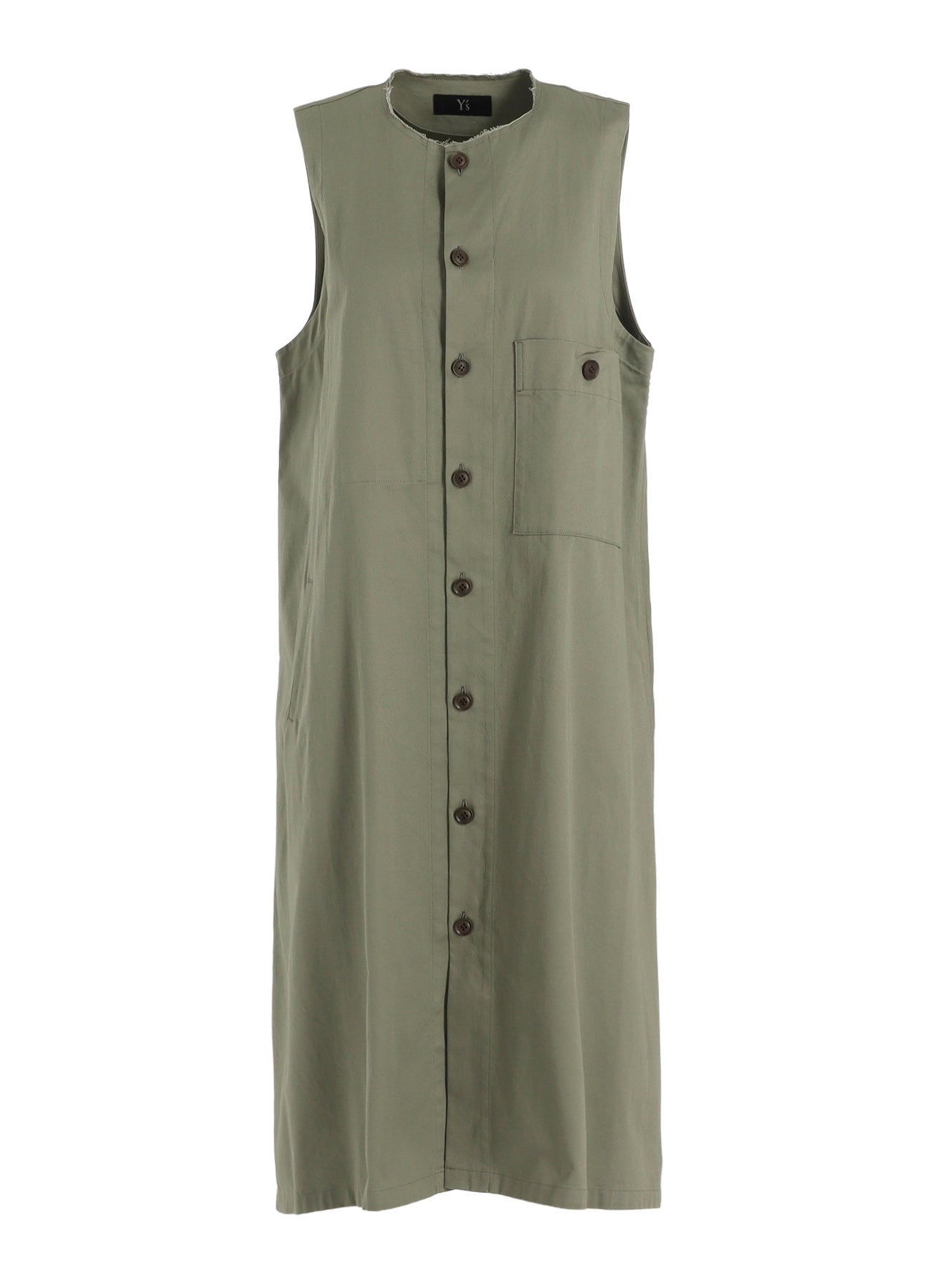 [Y's BORN PRODUCT] COTTON TWILL LONG DRESS