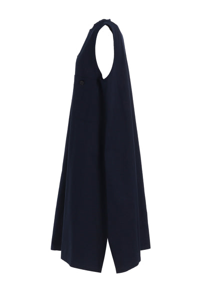 [Y's BORN PRODUCT] COTTON TWILL LONG DRESS