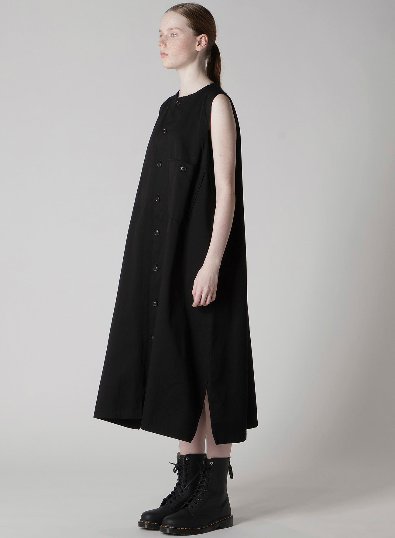 ワンピース Y's BORN PRODUCTCOTTON TWILL LONG DRESS Y's BORN PRODUCT] COTTON TWILL LONG DRESS – THE SHOP YOHJI YAMAMOTO
