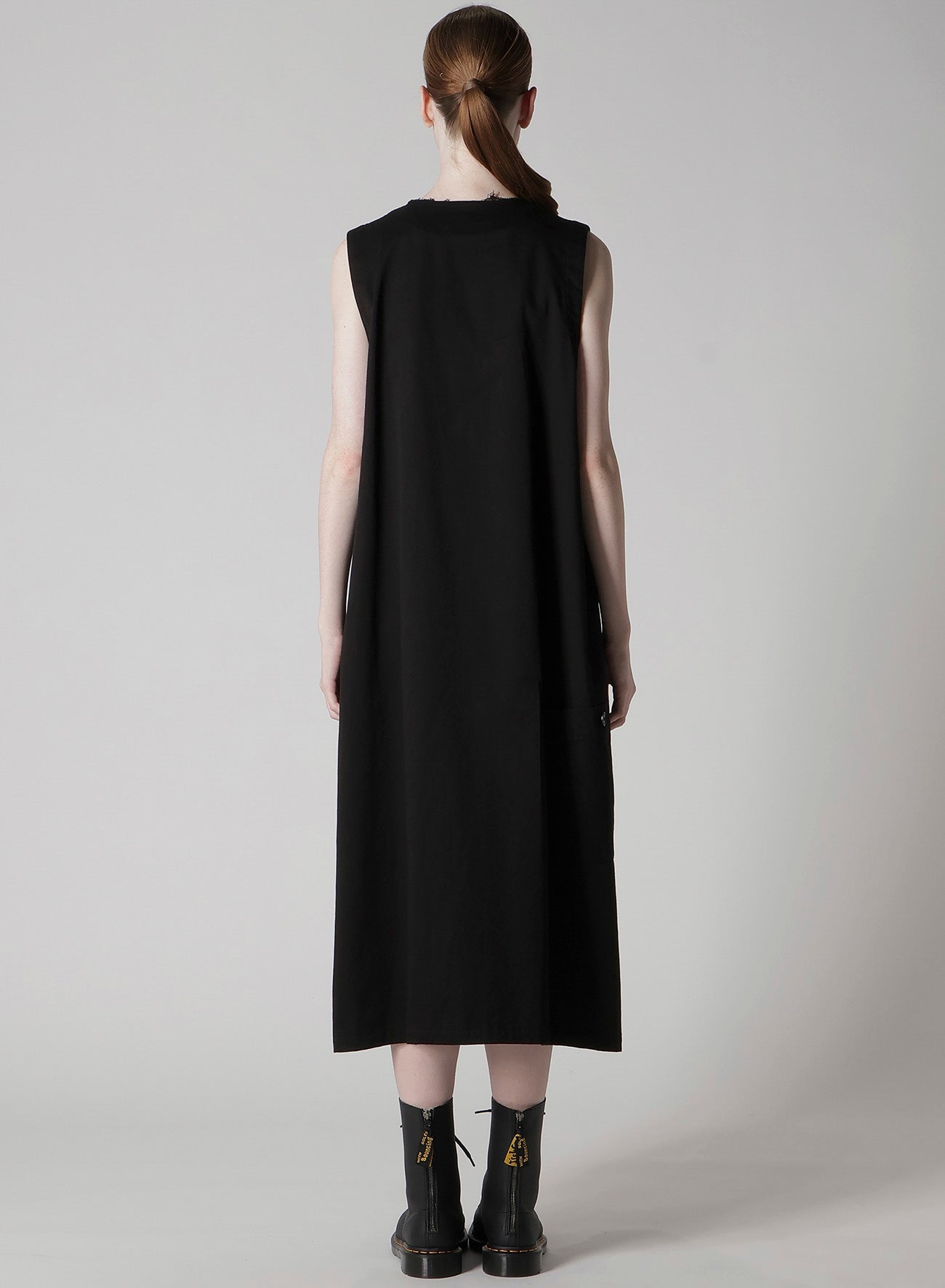 Y's BORN PRODUCT] COTTON TWILL LONG DRESS – THE SHOP YOHJI YAMAMOTO